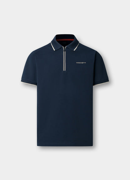 Classic Fit Short Sleeve City Zip Polo