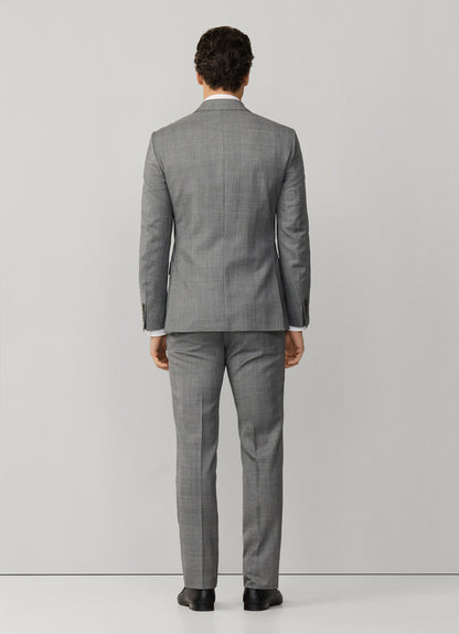 Wool Glen Check Suit - Woven In Italy