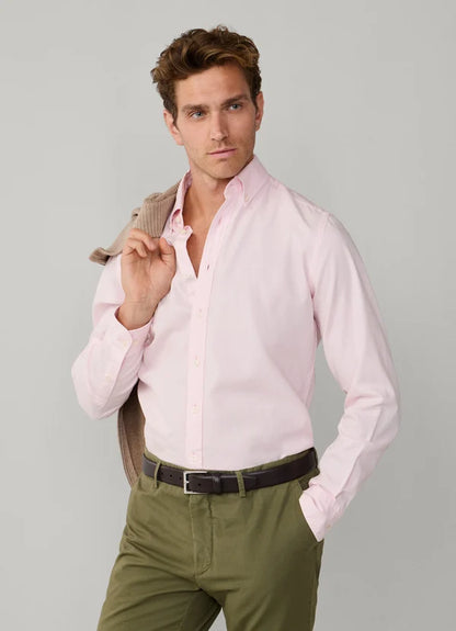Tailored Fit Garment Dyed Oxford Shirt