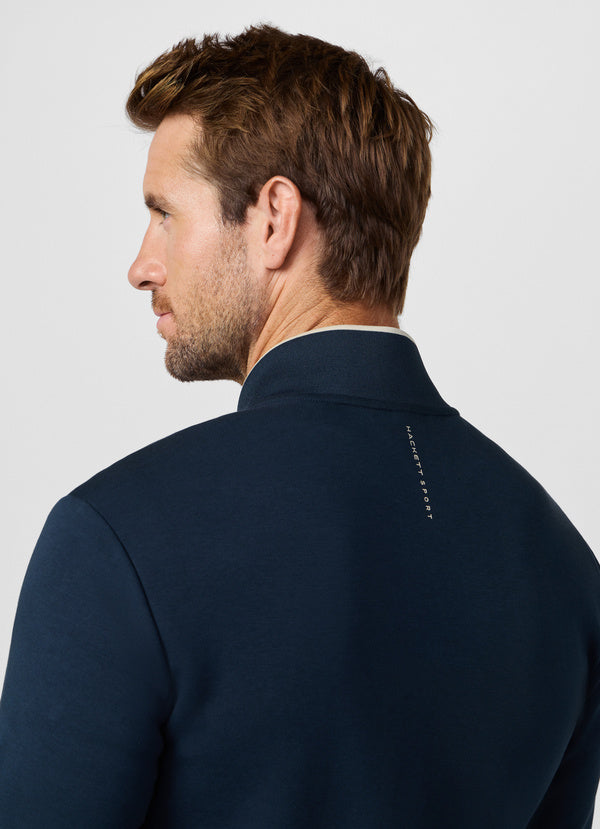Quilted Bomber Jacket Sweat