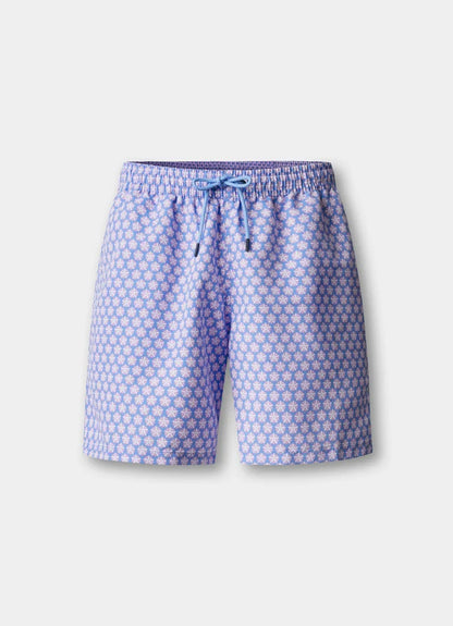 Seashell Print Swim Trunk
