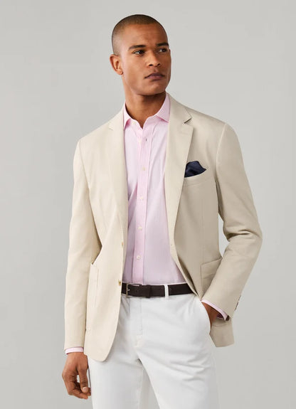 Stretch Cotton Garment Dyed Blazer
