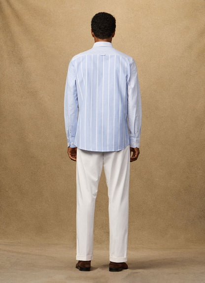 Classic Fit Patchwork Oxford Shirt
