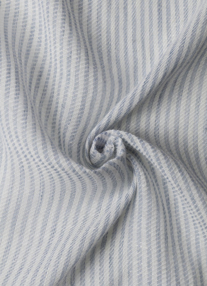 Linen Bengal Edge Stripe Scarf