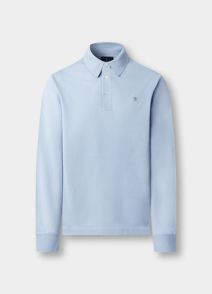 Classic Fit Mercerised Long Sleeve Polo