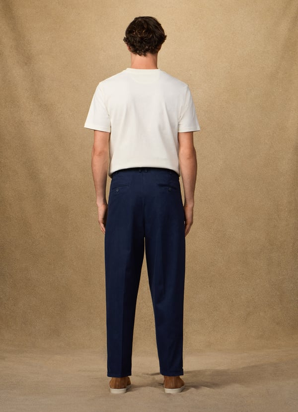 Relaxed Fit Fulham Pleated Chino