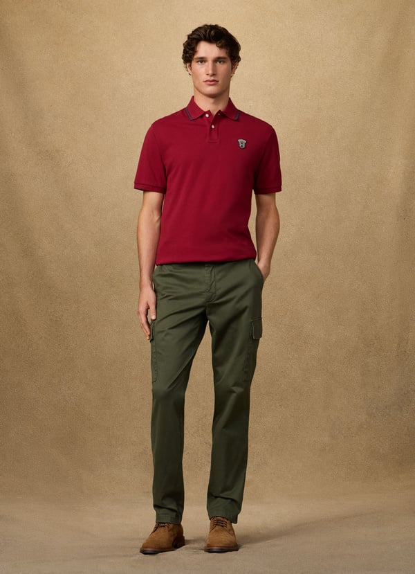 Classic Fit Short Sleeve Badge Polo