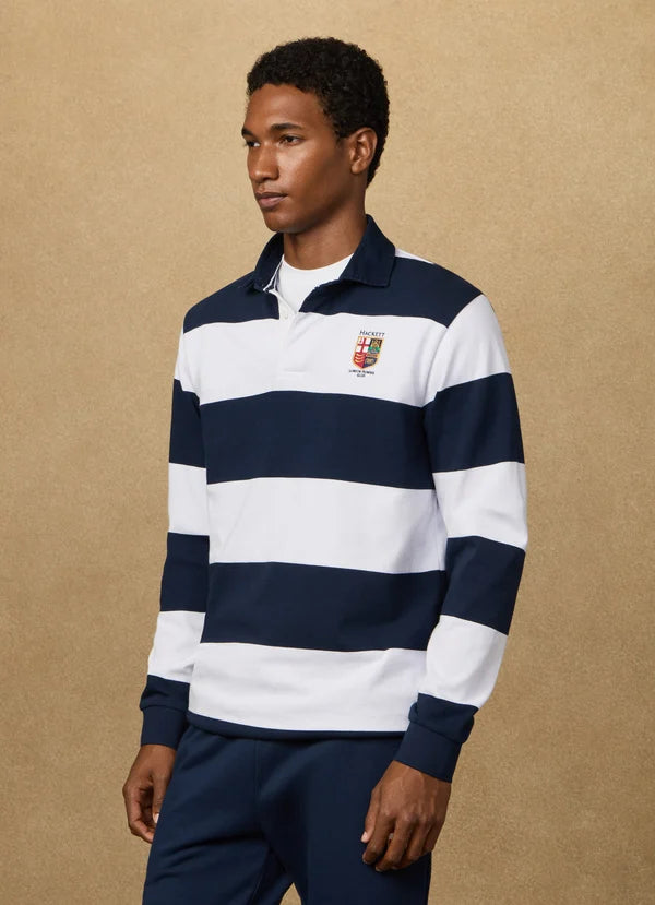 Classic Fit Lrc Striped Rugby Shirt