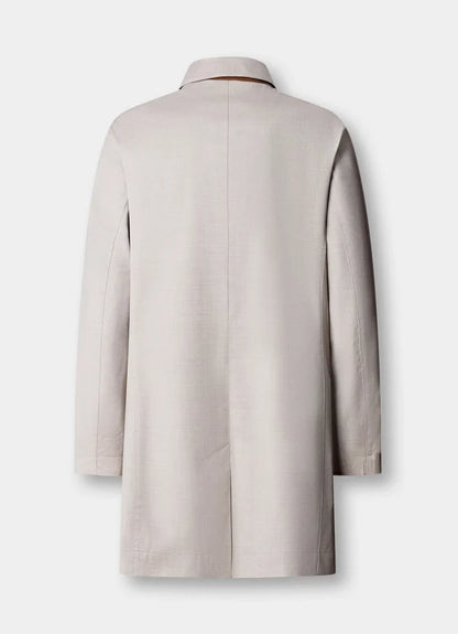 Water Repellant Mac - Woven In Italy