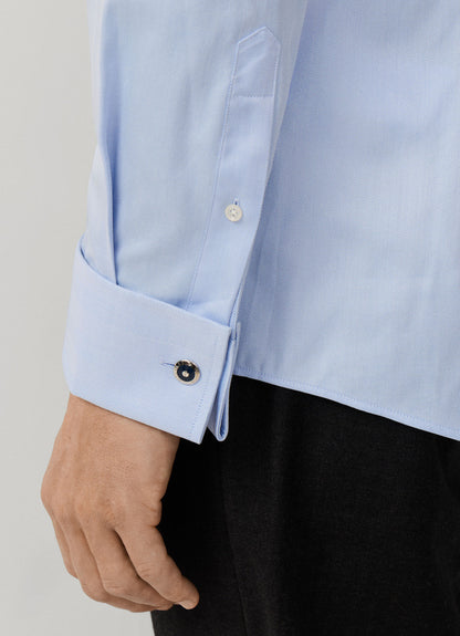 Tailored Fit Formal Herringbone Shirt