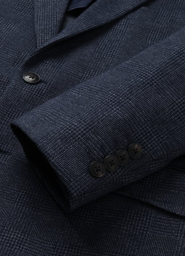 Jersey Glencheck Blazer