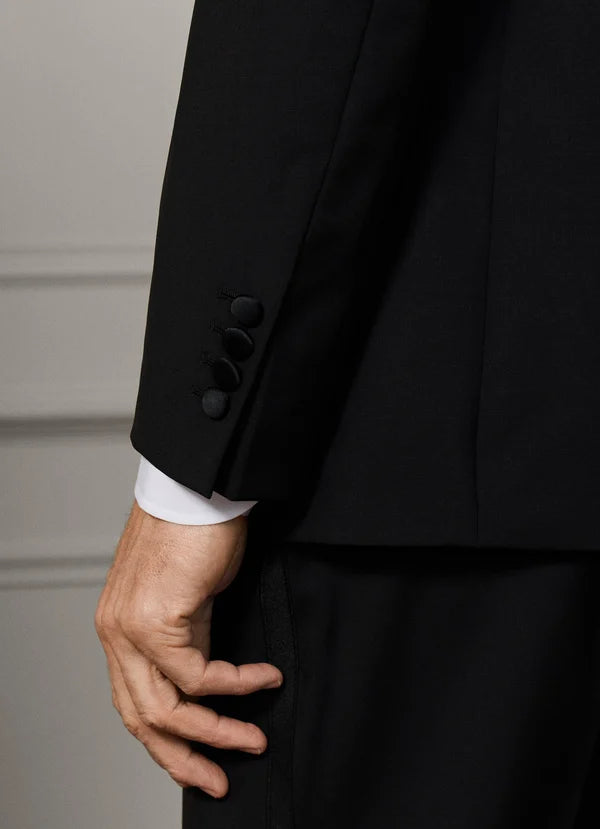 Wool-Mohair Shawl Collar Diner Jacket