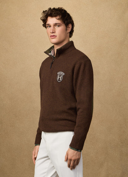 Merino Wool Quarter-Zip Jumper