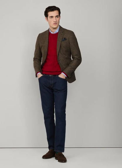 Slim Fit Selvedge Rise Wash Denim
