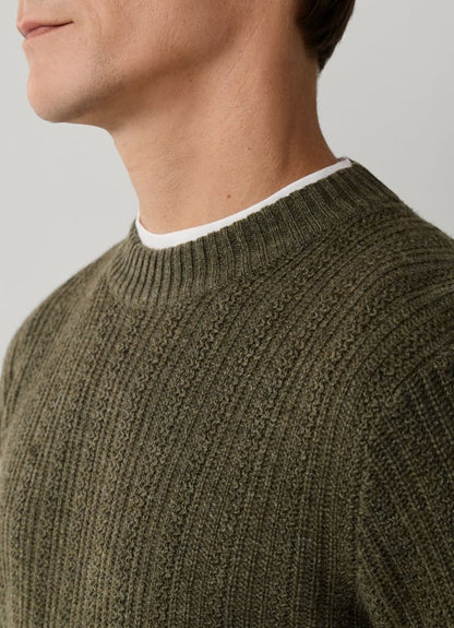 Merino Wool-Cashmere Crew-Neck Jumper