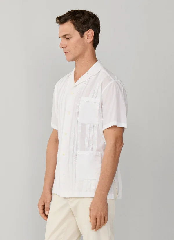 Classic Fit Guayabera Short Sleeve Shirt