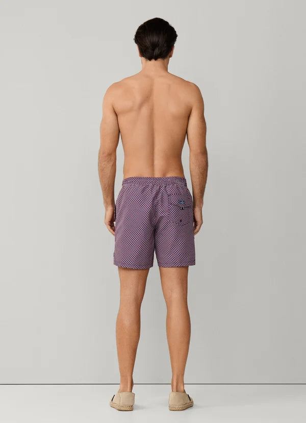 Mini Geo Print Swim Trunk
