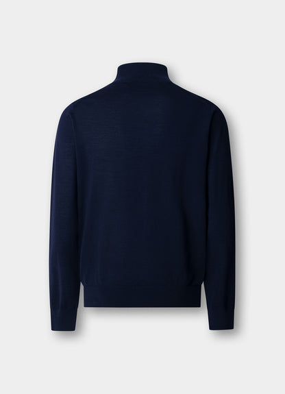 Merino Wool Quarter-Zip Jumper