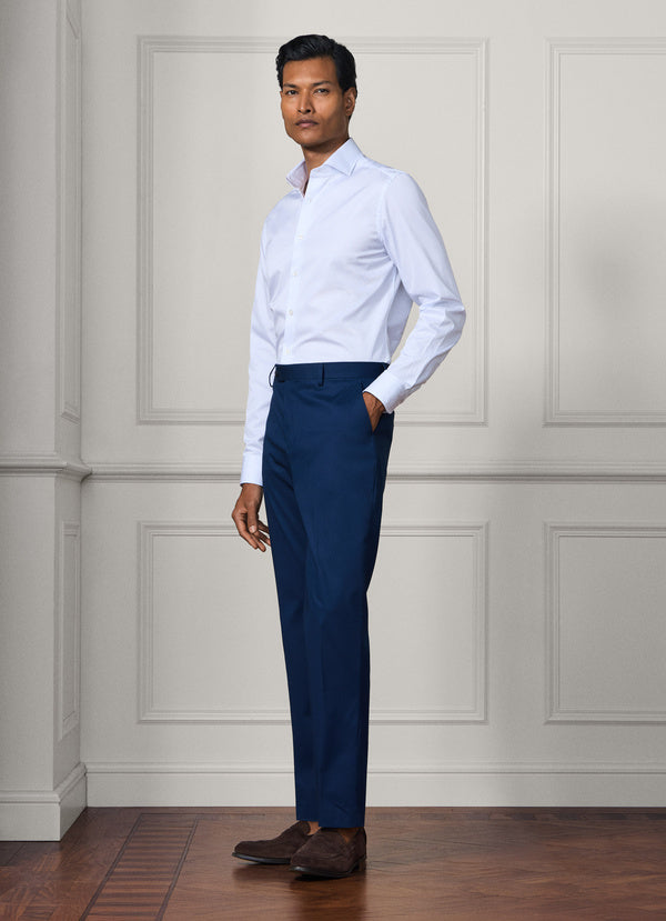 Slim Fit Kensington Cotton-Silk Chinos
