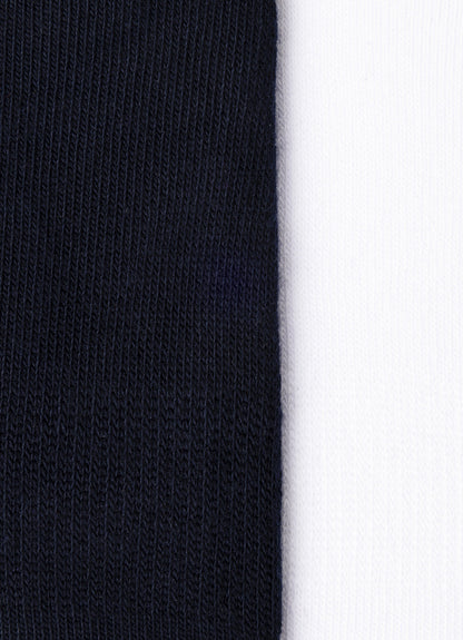 Two Pack Solid No Show Socks