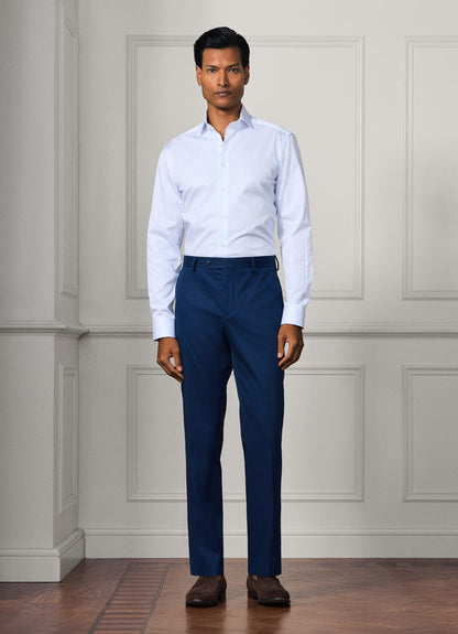Slim Fit Kensington Cotton-Silk Chinos
