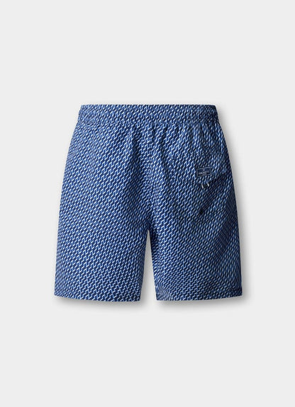 Geo Block Print Swim Trunk