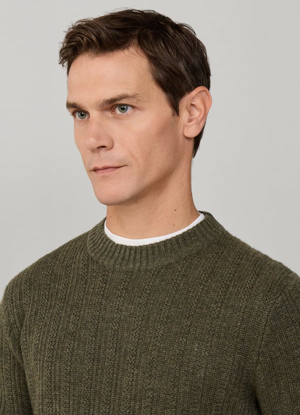 Merino Wool-Cashmere Crew-Neck Jumper