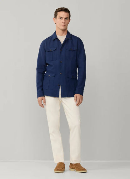 Linen Field Jacket Overshirt