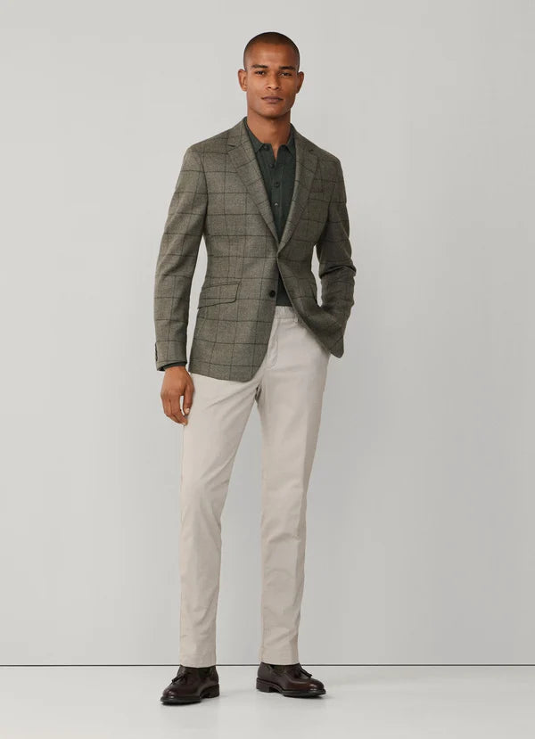 Wool Windowpane Blazer