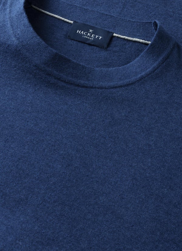 Cotton-Linen Knitted Short Sleeve T-Shirt