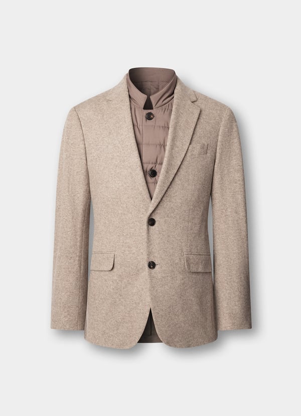 Wool 3-In-1 Blazer With Gilet