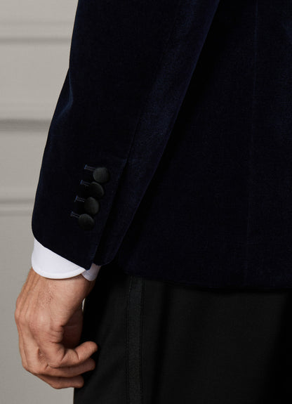 Peak Lapel Velvet Jacket