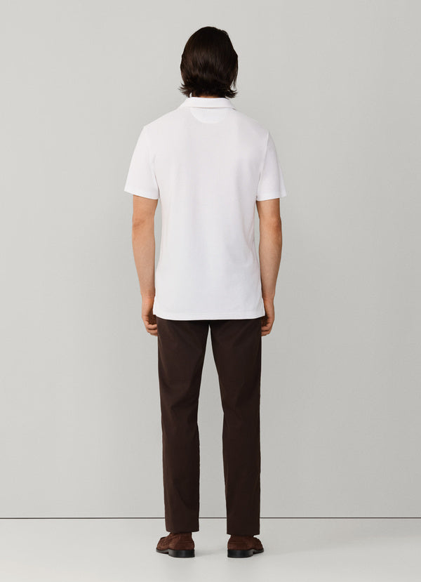 Classic Fit Short Sleeve Textured Knit Polo