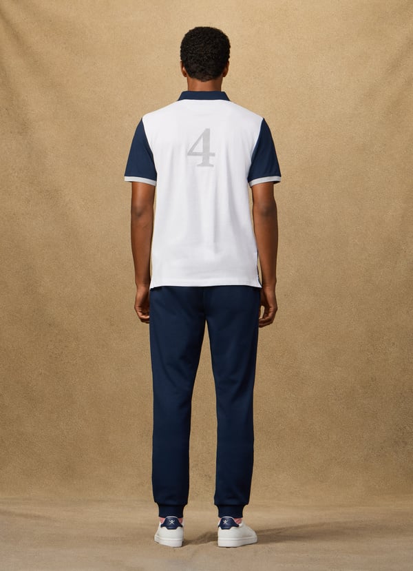 Classic Fit Short Sleeve Lrc Multi Polo