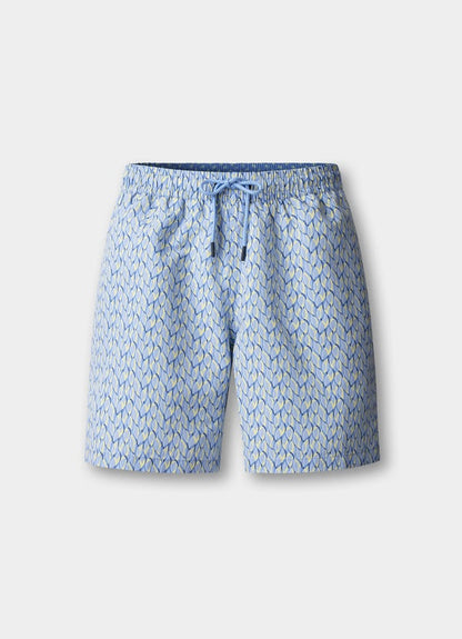 Crystalline Print Swim Trunk