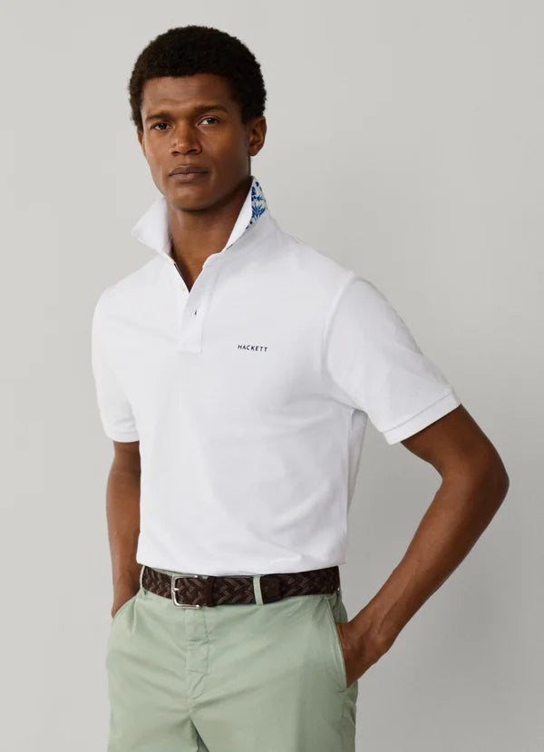 Classic Fit Short Sleeve Swim Trim Polo