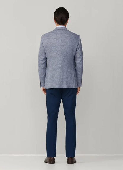 Cotton-Linen Textured Jersey Blazer