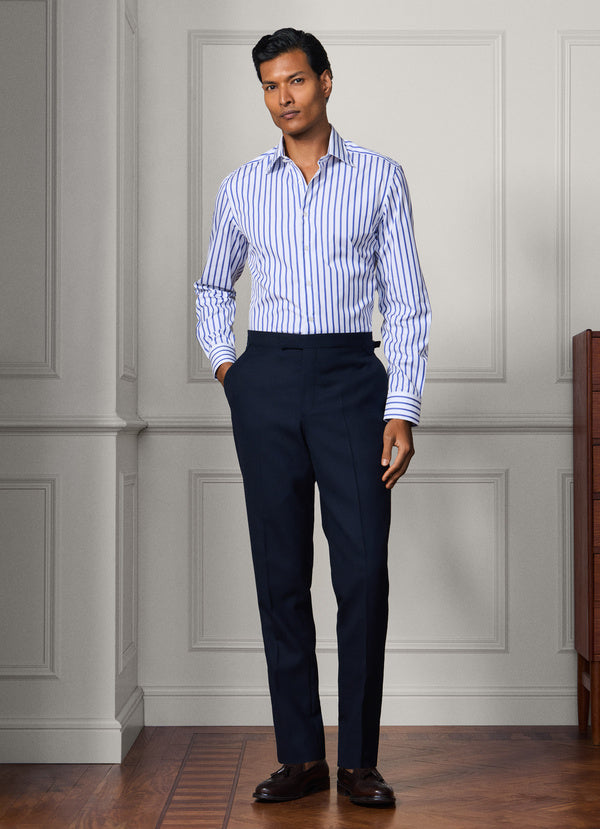 Tailored Fit Butcher Stripe Shirt