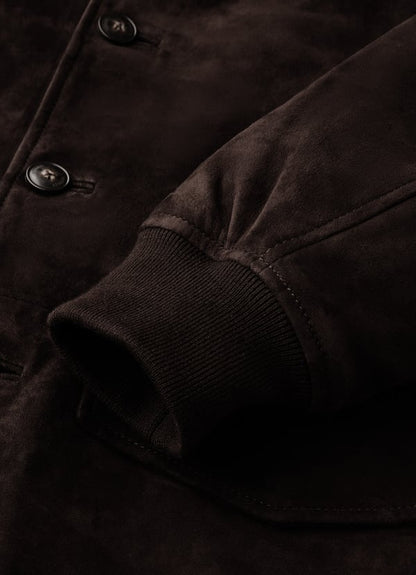 Suede Bomber Jacket