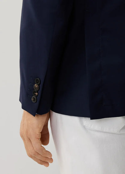 Tropical Wool Travel Blazer With Bib