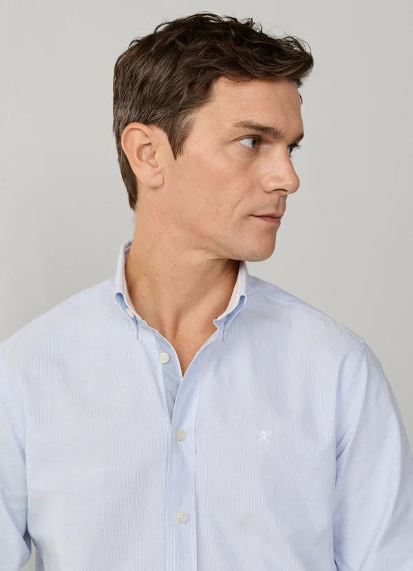 Tailored Fit Ticking Stripe Shirt