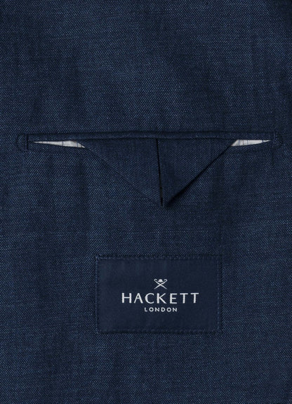 Linen-Cotton Melange Blazer
