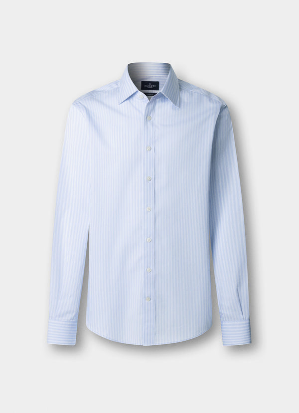 Classic Fit Twill Twin Stripe Shirt
