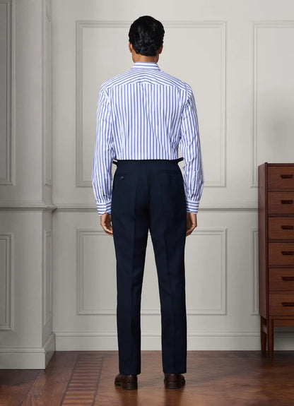 Wool Fresco Double Breasted Suit - Woven In England