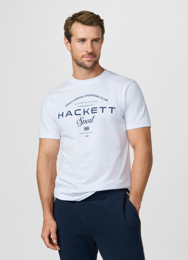 Classic Fit Branded Club Graphic T-Shirt