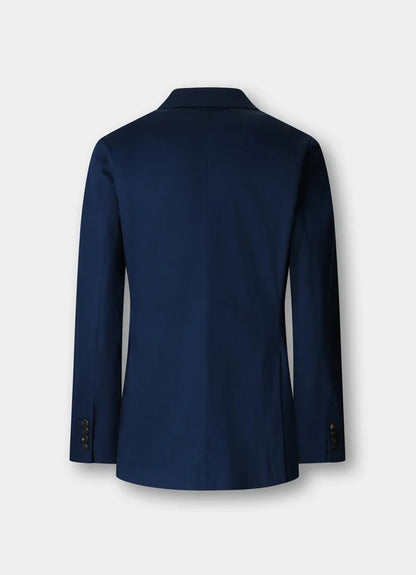 Stretch Cotton Silk Blazer