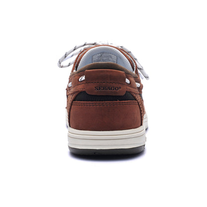Triton Three Eyelets Nubuck - Brown & Dark Brown
