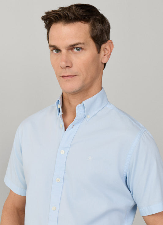 Tailored Fit Short Sleeve Oxford Shirt