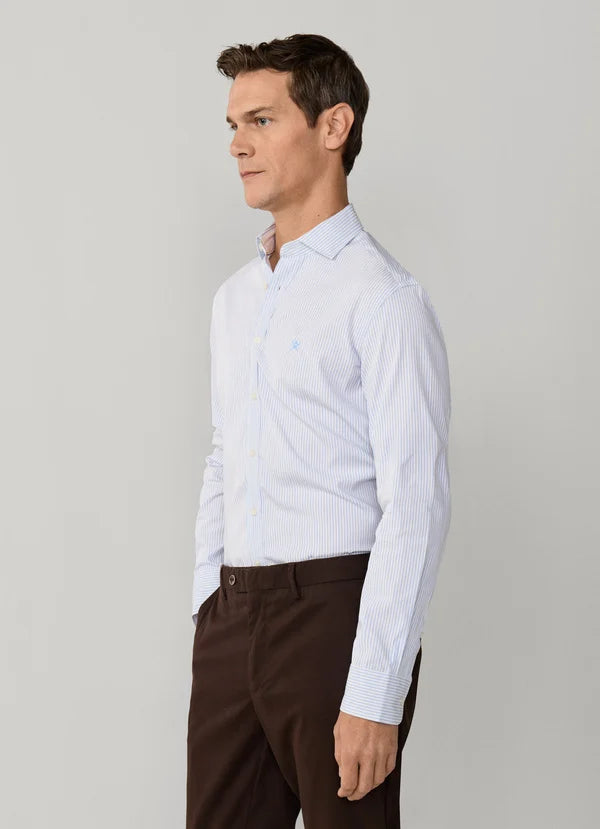 Classic Fit City Stripe Poplin Shirt