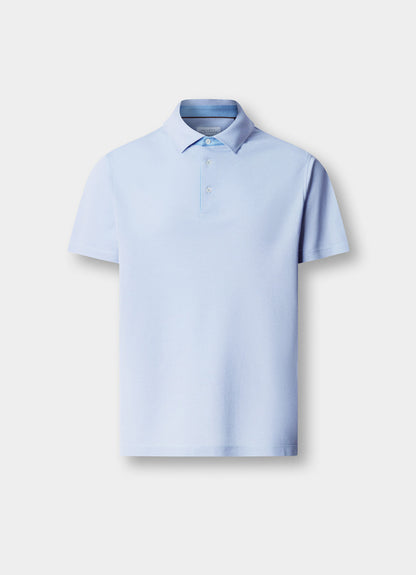 Classic Fit Cotton Silk Short Sleeve Polo